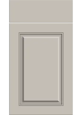 Click Here To Enlarge This Photo Of Bella High Gloss Cashmere : Style : Carlton. MDF Vinyl Wrapped Door/Drawer