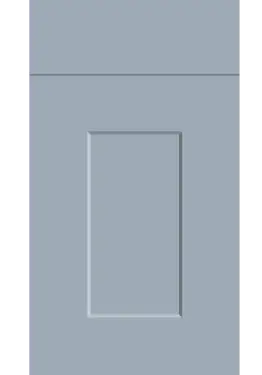 Click Here To Enlarge This Photo Of Bella Supermatt Denim : Style : Carrick. MDF Vinyl Wrapped Door/Drawer