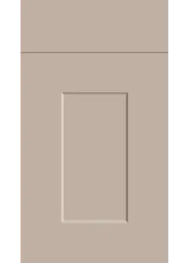 Click Here To Enlarge This Photo Of Bella Supermatt Cashmere : Style : Carrick. MDF Vinyl Wrapped Door/Drawer
