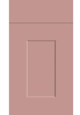 Click Here To Enlarge This Photo Of Bella Supermatt Blush Pink : Style : Carrick. MDF Vinyl Wrapped Door/Drawer