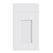 Bella Supermatt White : Style : Carrick. MDF Vinyl Wrapped Door/Drawer