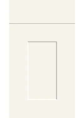 Click Here To Enlarge This Photo Of Bella Supermatt White Grey : Style : Carrick. MDF Vinyl Wrapped Door/Drawer