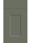 Bella Supermatt Smoke Green : Style : Carrick. MDF Vinyl Wrapped Door/Drawer