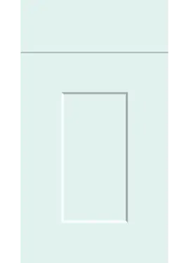 Click Here To Enlarge This Photo Of Bella Supermatt Scandinavian Blue : Style : Carrick. MDF Vinyl Wrapped Door/Drawer