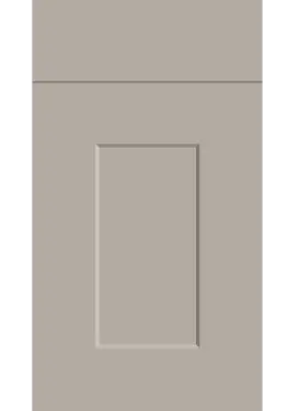 Click Here To Enlarge This Photo Of Bella Supermatt Pebble : Style : Carrick. MDF Vinyl Wrapped Door/Drawer