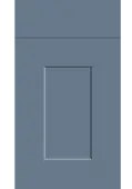 Bella Supermatt Misty Blue : Style : Carrick. MDF Vinyl Wrapped Door/Drawer