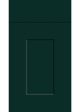 Click Here To Enlarge This Photo Of Bella Supermatt Fir Green : Style : Carrick. MDF Vinyl Wrapped Door/Drawer