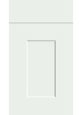 Click Here To Enlarge This Photo Of Bella Satin White : Style : Carrick. MDF Vinyl Wrapped Door/Drawer