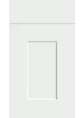 Bella Satin White : Style : Carrick. MDF Vinyl Wrapped Door/Drawer
