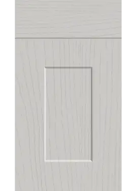 Click Here To Enlarge This Photo Of Bella Paintflow Matt Light Grey : Style : Carrick. MDF Vinyl Wrapped Door/Drawer