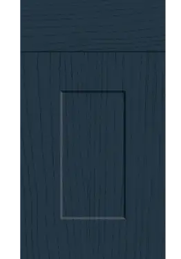 Click Here To Enlarge This Photo Of Bella Paintflow Matt Indigo Blue : Style : Carrick. MDF Vinyl Wrapped Door/Drawer
