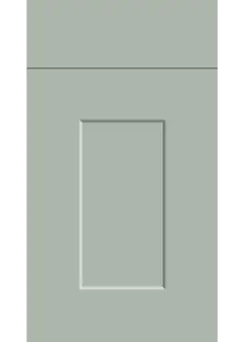 Click Here To Enlarge This Photo Of Bella Matt Pistachio Green : Style : Carrick. MDF Vinyl Wrapped Door/Drawer