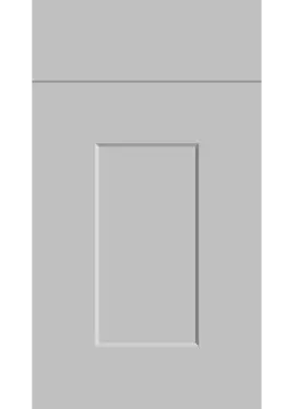Click Here To Enlarge This Photo Of Bella Matt Dove Grey : Style : Carrick. MDF Vinyl Wrapped Door/Drawer