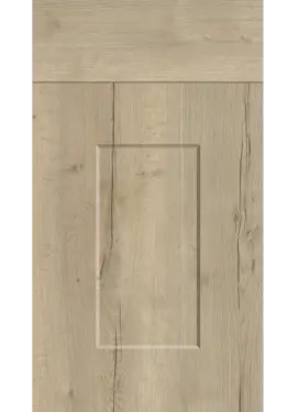 Click Here To Enlarge This Photo Of Bella Halifax Natural Oak : Style : Carrick. MDF Vinyl Wrapped Door/Drawer