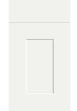 Click Here To Enlarge This Photo Of Bella High Gloss White : Style : Carrick. MDF Vinyl Wrapped Door/Drawer