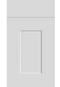 Bella High Gloss Light Grey : Style : Carrick. MDF Vinyl Wrapped Door/Drawer