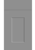 Bella High Gloss Dust Grey : Style : Carrick. MDF Vinyl Wrapped Door/Drawer