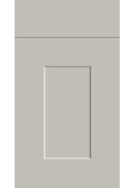 Click Here To Enlarge This Photo Of Bella High Gloss Cashmere : Style : Carrick. MDF Vinyl Wrapped Door/Drawer