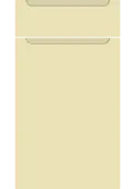 Bella Vanilla : Style : Chelsea. MDF Vinyl Wrapped Door/Drawer