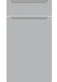 Bella Matt Dove Grey : Style : Chelsea. MDF Vinyl Wrapped Door/Drawer