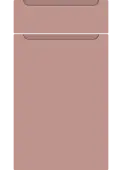 Bella Supermatt Blush Pink : Style : Chelsea. MDF Vinyl Wrapped Door/Drawer