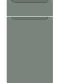 Bella Supermatt Sage Green : Style : Chelsea. MDF Vinyl Wrapped Door/Drawer