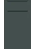 Bella Supermatt Kombu Green : Style : Chelsea. MDF Vinyl Wrapped Door/Drawer