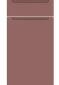 Bella Supermatt Rusty Red : Style : Chelsea. MDF Vinyl Wrapped Door/Drawer