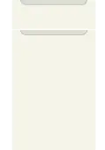 Bella Supermatt White Grey : Style : Chelsea. MDF Vinyl Wrapped Door/Drawer