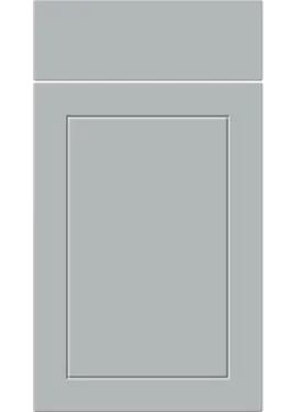Click Here To Enlarge This Photo Of Bella Matt Dove Grey : Style : Dalton. MDF Vinyl Wrapped Door/Drawer