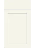 Bella Supermatt White Grey : Style : Dalton. MDF Vinyl Wrapped Door/Drawer