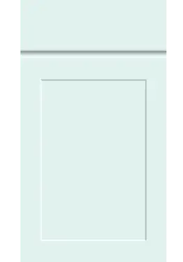 Click Here To Enlarge This Photo Of Bella Supermatt Scandinavian Blue : Style : Elland. MDF Vinyl Wrapped Door/Drawer