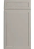 Bella Supermatt Pebble : Style : Euroline. MDF Vinyl Wrapped Door/Drawer