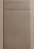Bella Matt Stone Grey : Style : Euroline. MDF Vinyl Wrapped Door/Drawer