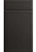 Bella Supermatt Graphite : Style : Euroline. MDF Vinyl Wrapped Door/Drawer