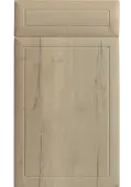 Bella Halifax Natural Oak : Style : Euroline. MDF Vinyl Wrapped Door/Drawer