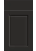 Bella Supermatt Graphite : Style : Harlem. MDF Vinyl Wrapped Door/Drawer