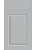 Bella Supermatt Dove Grey : Style : Harlem. MDF Vinyl Wrapped Door/Drawer