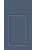 Bella Supermatt Colonial Blue : Style : Harlem. MDF Vinyl Wrapped Door/Drawer