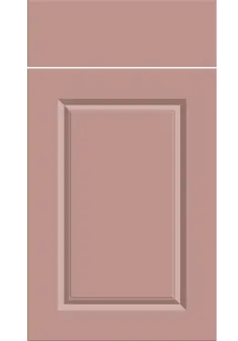 Click Here To Enlarge This Photo Of Bella Supermatt Blush Pink : Style : Harlem. MDF Vinyl Wrapped Door/Drawer