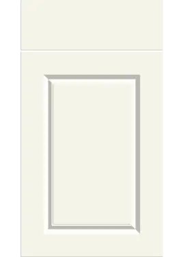 Click Here To Enlarge This Photo Of Bella Supermatt White Grey : Style : Harlem. MDF Vinyl Wrapped Door/Drawer