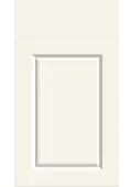 Bella Supermatt White Grey : Style : Harlem. MDF Vinyl Wrapped Door/Drawer