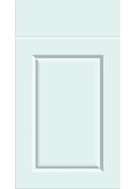 Click Here To Enlarge This Photo Of Bella Supermatt Scandinavian Blue : Style : Harlem. MDF Vinyl Wrapped Door/Drawer