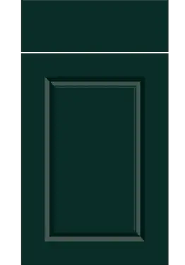 Click Here To Enlarge This Photo Of Bella Supermatt Fir Green : Style : Harlem. MDF Vinyl Wrapped Door/Drawer