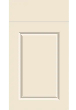 Click Here To Enlarge This Photo Of Bella Supermatt Carat Beige : Style : Harlem. MDF Vinyl Wrapped Door/Drawer