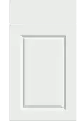 Bella Satin White : Style : Harlem. MDF Vinyl Wrapped Door/Drawer