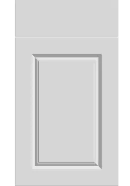 Click Here To Enlarge This Photo Of Bella Porcelain White : Style : Harlem. MDF Vinyl Wrapped Door/Drawer