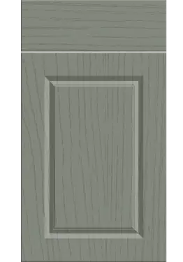 Click Here To Enlarge This Photo Of Bella Paintflow Matt Sage Green : Style : Harlem. MDF Vinyl Wrapped Door/Drawer