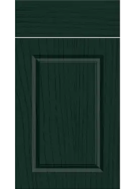Click Here To Enlarge This Photo Of Bella Paintflow Matt Fir Green : Style : Harlem. MDF Vinyl Wrapped Door/Drawer