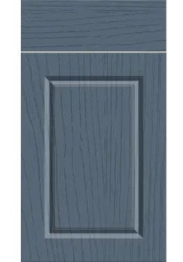 Click Here To Enlarge This Photo Of Bella Paintflow Colonial Blue : Style : Harlem. MDF Vinyl Wrapped Door/Drawer